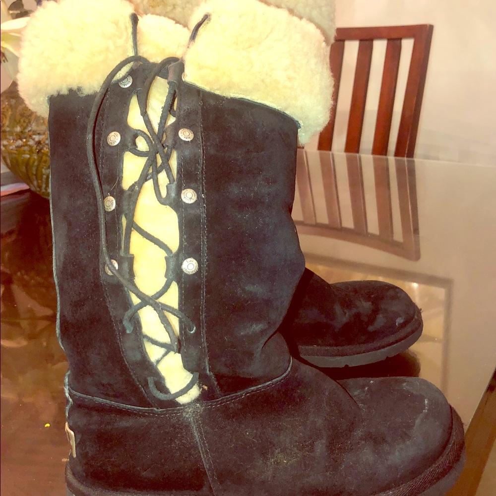 UGG black winter boots